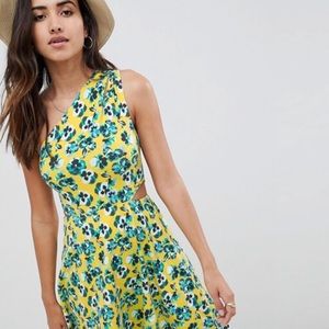 One Shoulder Cut Out Sundress